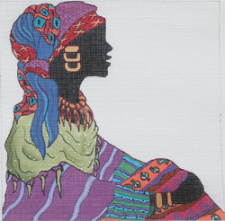 Lady in Wait Facing Right
