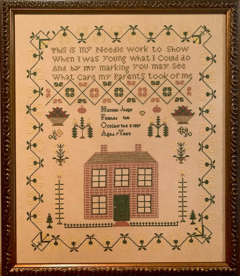Hannah Judge - 1839 (Olde Willow Stitchery)