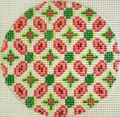 Pink Berries w Green
