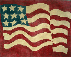 Red Waving Flag