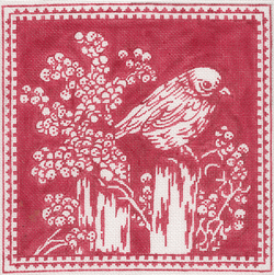 Red Bird Toile