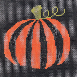 Orange & Black Striped Pumpkin