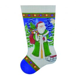 Old World Santa with Sled