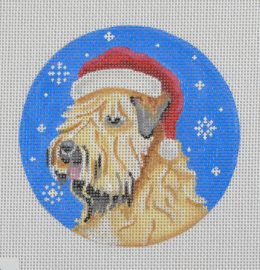 Wheaten Terrier Santa