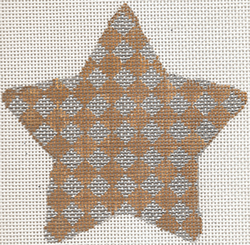 Star - Burlap Diamonds