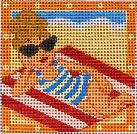 Rita - Resting Beach Face (Ashley Evans Designs)