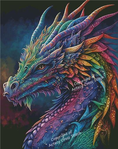 Rainbow Dragon/Large (Artecy)