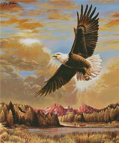 Inspirational Flying Eagle (Artecy)