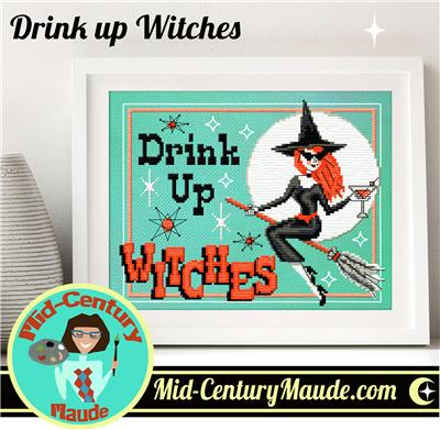 Drink Up Witches (Mid-Century Maud)