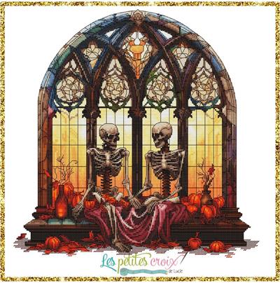 Love Squeletton Window (Les Petites Croix De Lucie)