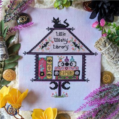 Little Witchy Library (Haunted Frames)