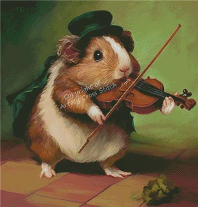 Guinea Pig Playing Violin (Artecy)