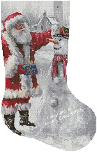 Festive Frosty Stocking/Right (Artecy)