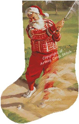 Sandy Claus Stocking/Left (Artecy)