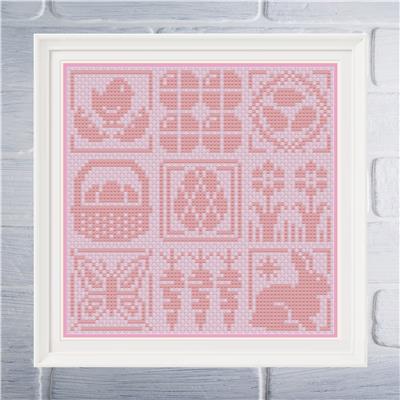 Easter Pillow (Flossabilities)