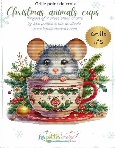 Christmas Animal Cup - Mouse (Les Petites Croix De Lucie)