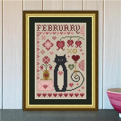 Cat Tales Collection - February Cat (Happiness is HeartMade)