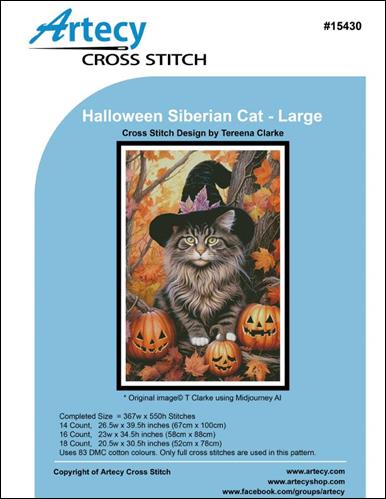 Halloween Siberian Cat/Large (Artecy)