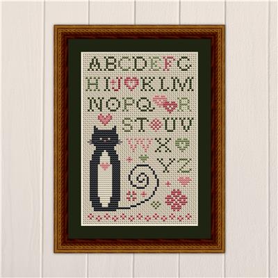 Cat Tales Collection - Heart Alphabet Cat (Happiness is HeartMade)