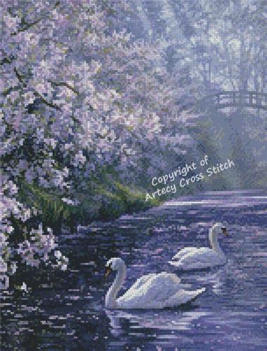 Mute Swans 2/Mini (Artecy)