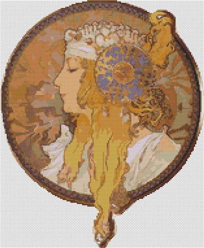 Byzantine Heads Blonde (Art of Stitch)