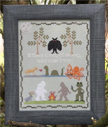 Cryptids Sampler (SamBrie Stitches Designs)