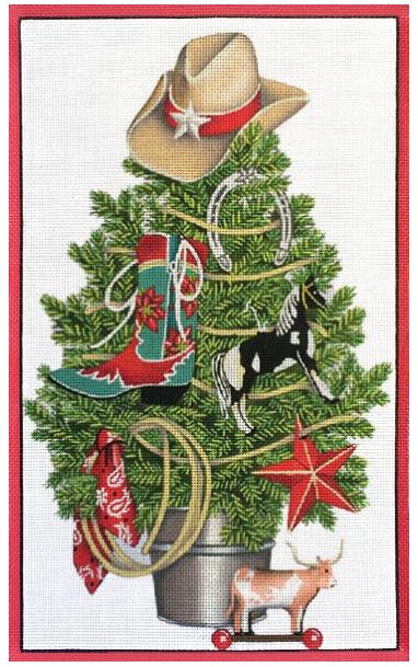 Cowboy Christmas Tree 