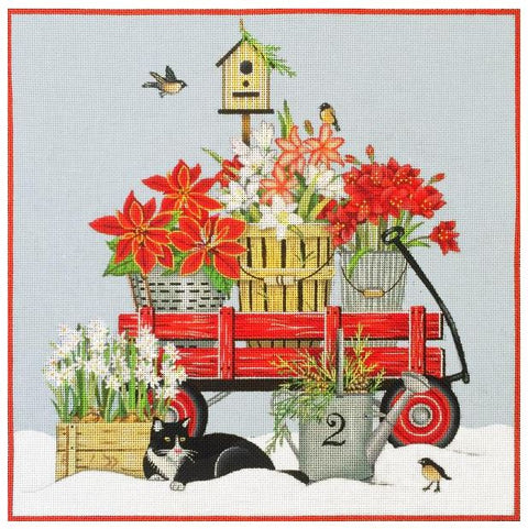 Christmas Winter Wagon