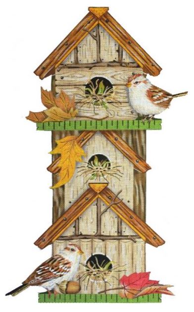 Fall Birdhouse  