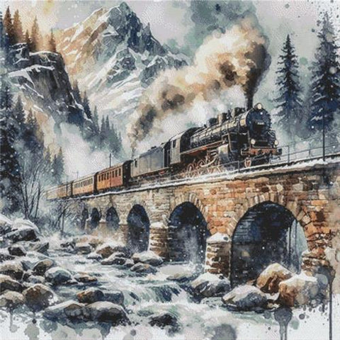 Winter Travels (White Willow Stitching)