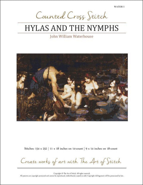 Hylas and the Nymphs (Art of Stitch)