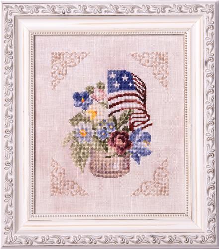 Patriotic Bouquet (Samplers and Primitives)