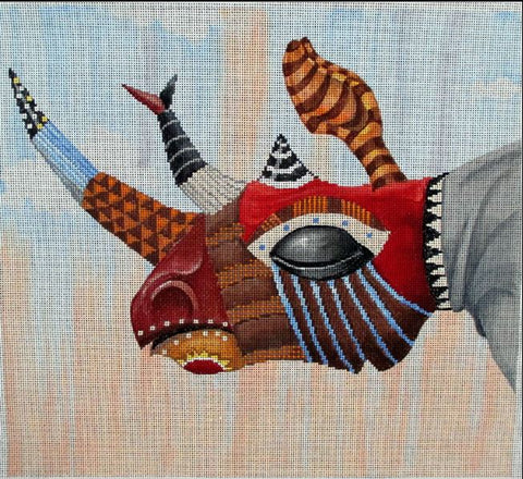 Tribal Mask Rhino