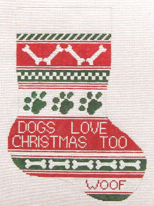 Dogs Love Christmas Too Stocking