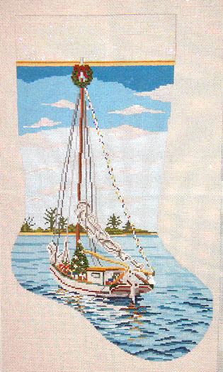 Christmas Sailing Stocking
