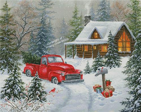 Christmas Tree Cabin/Large (Artecy)
