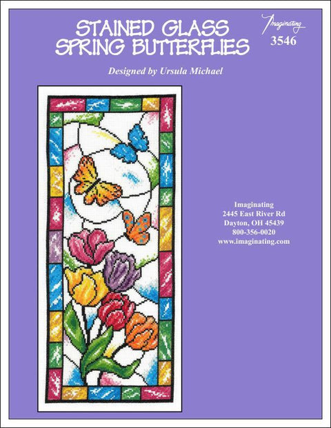 Stained Glass Spring Butterflies (Ursula Michael)
