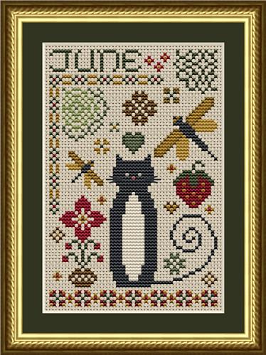 Cat Tales Collection - June Cat (Happiness is HeartMade)