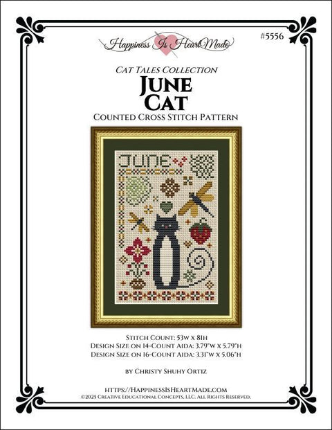 Cat Tales Collection - June Cat (Happiness is HeartMade)