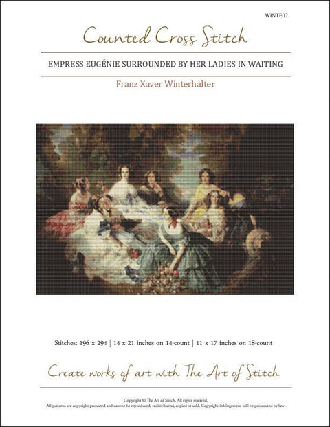 Empress Eugenie Surrounded by her Ladies in Waiting(Artecy)