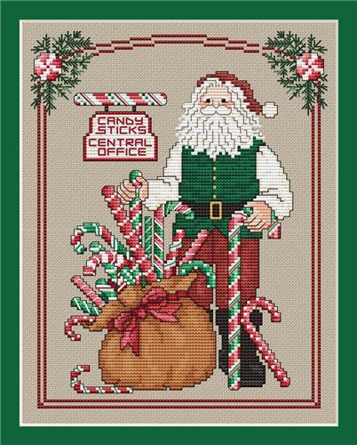 Candy Stick Santa (Sue Hillis)