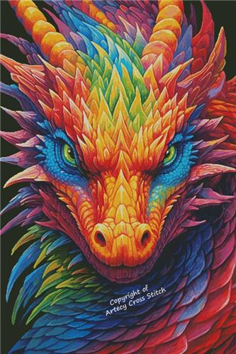 Rainbow Dragon 3/Large (Artecy)