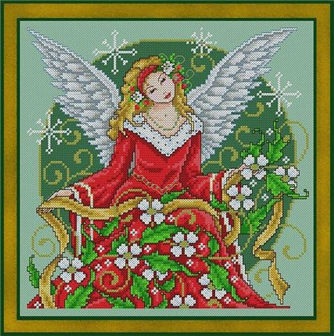Festive Yuletide Angel (Joan Elliott)