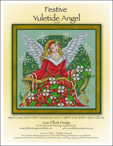 Festive Yuletide Angel (Joan Elliott)
