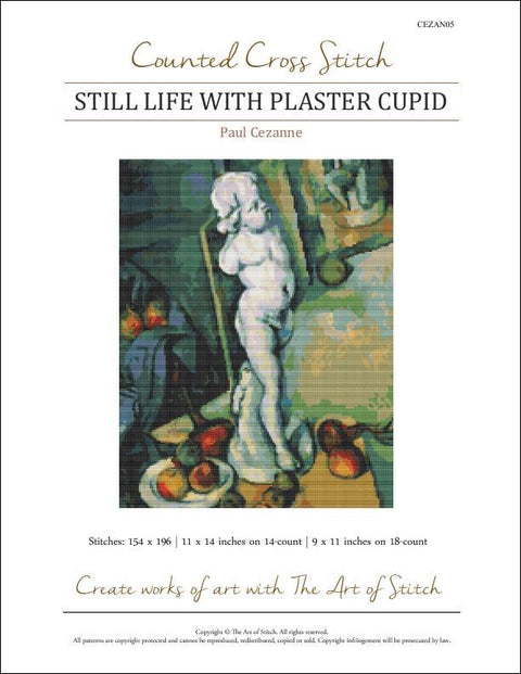 Still Life with Plaster Cupid (Art of Stitch)
