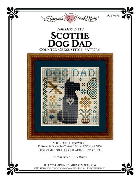 Scottie Dog Dad (Happiness is HeartMade)