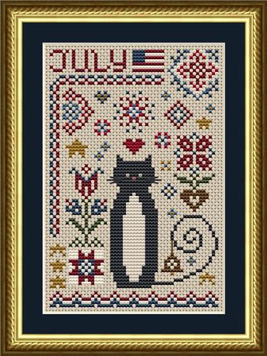 Cat Tales Collection - July Cat (Happiness is HeartMade)