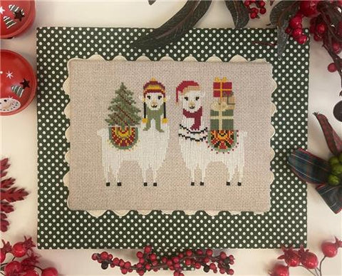 Christmas Llamas (Twin Peak Primitives)