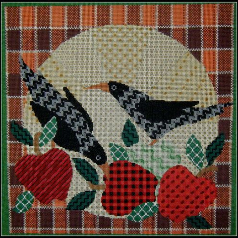 Crows and Apples Quilt