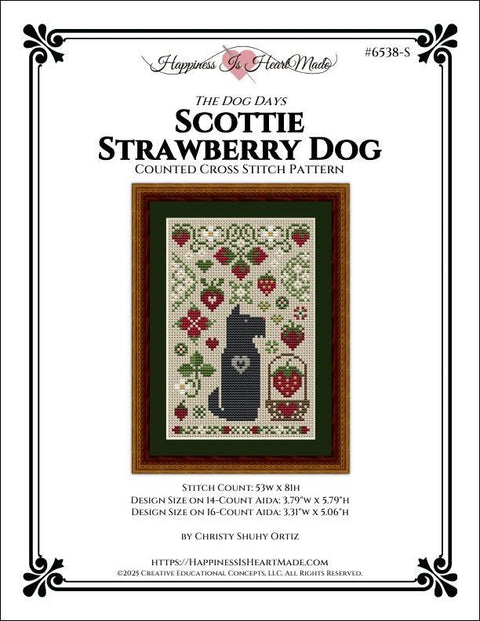Scottie Strawberry Dog (Happiness is HeartMade)